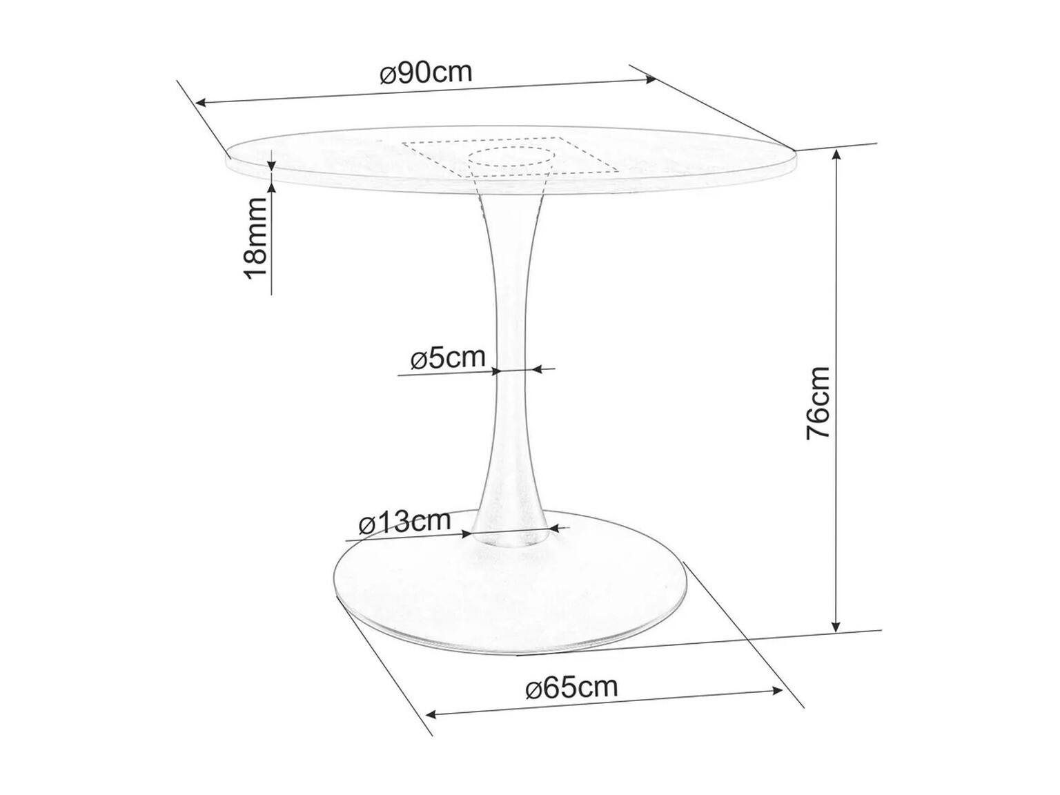 Table Detroit 516 (Chêne)