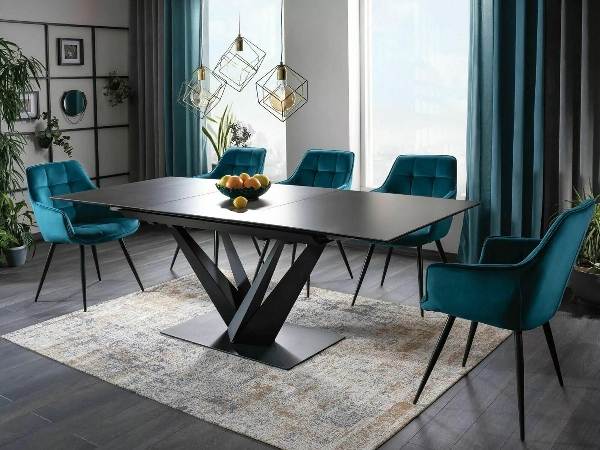 Chaise Detroit 567 (Turquoise)