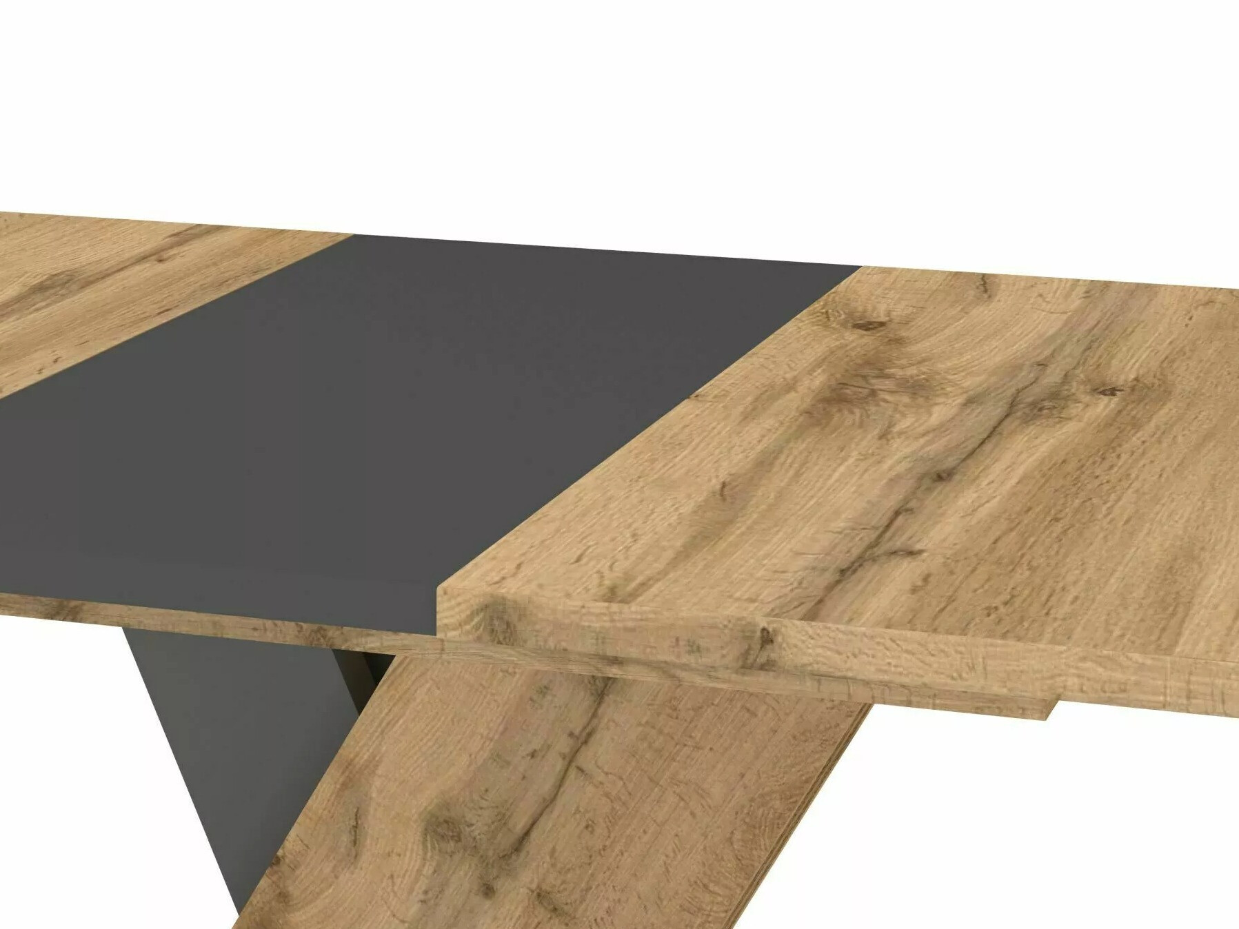 Table Detroit 568 (Chêne Artisan + Anthracite)