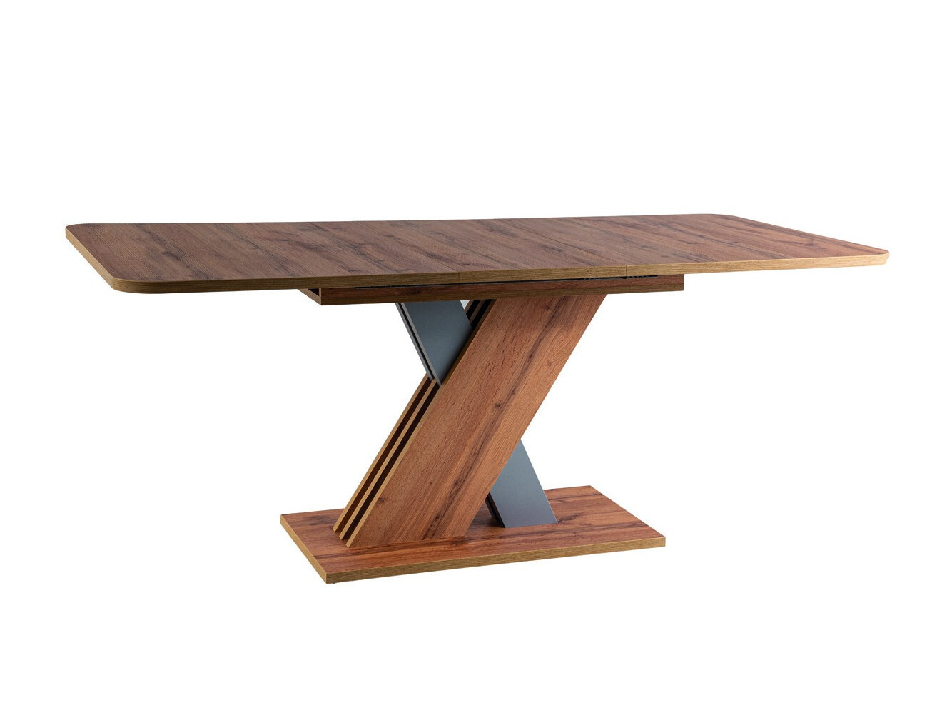 Table Detroit 568 (Chêne wotan + Gris)