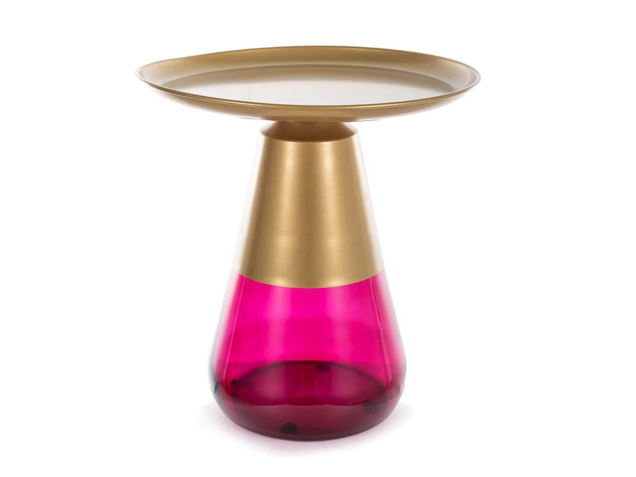 Table basse Detroit 573 (Doré + Pourpre)