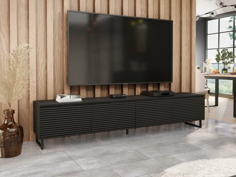 Meuble TV Sarasota 180 (Noir + Graphite)