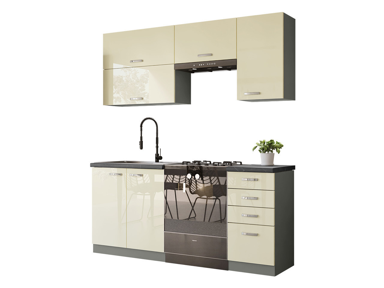 Cuisine complète modulaire Multi Cream 125
