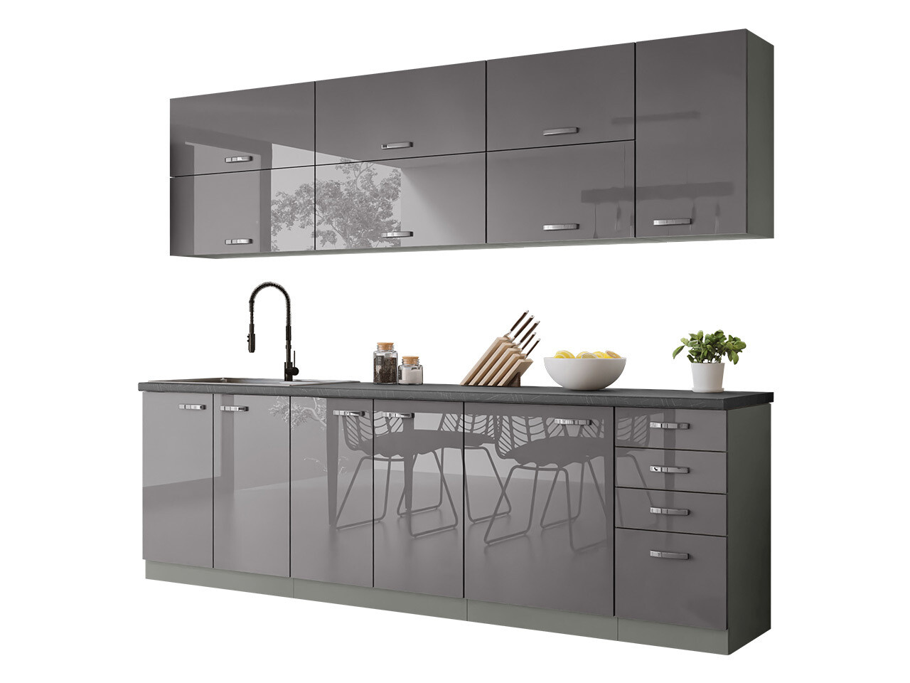 Cuisine complète modulaire Multi Grey 123