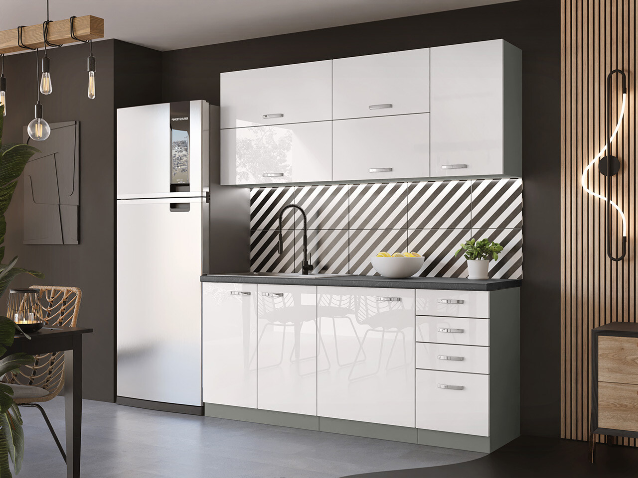 Cuisine complète modulaire Multi White 124