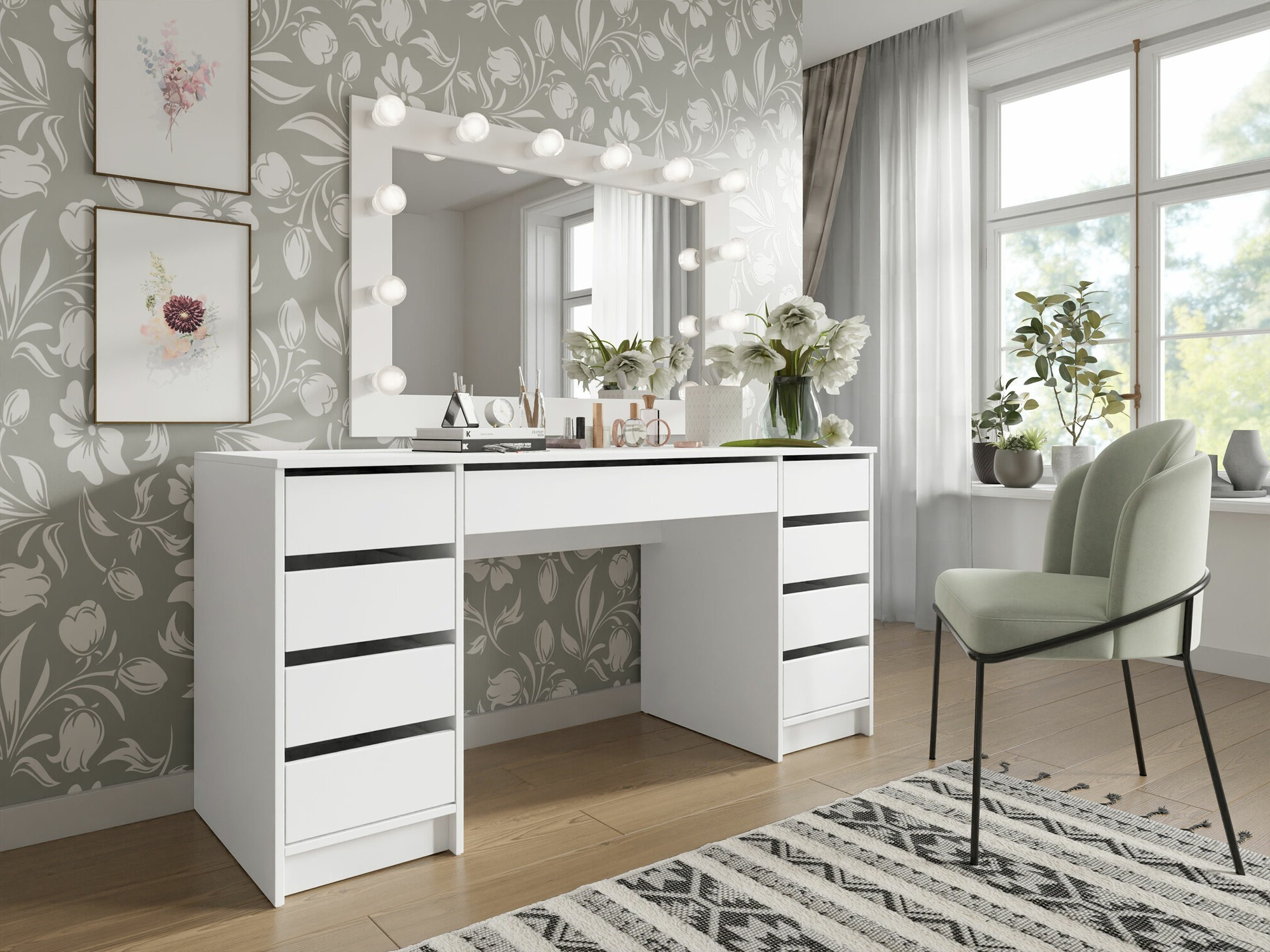 Bureau Comfivo Terros II (Blanc)