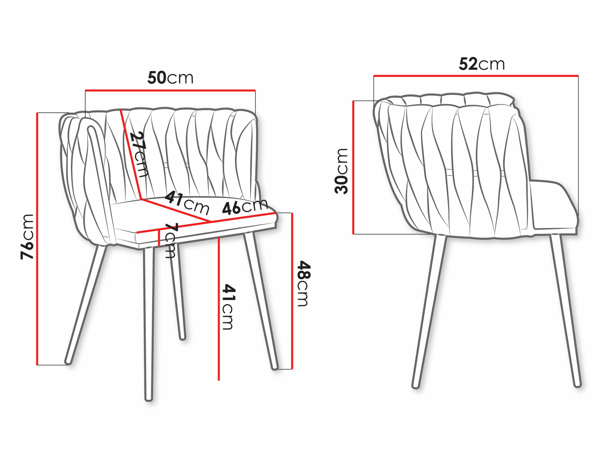 Chaise Comfivo 434 (Doré + Noir)