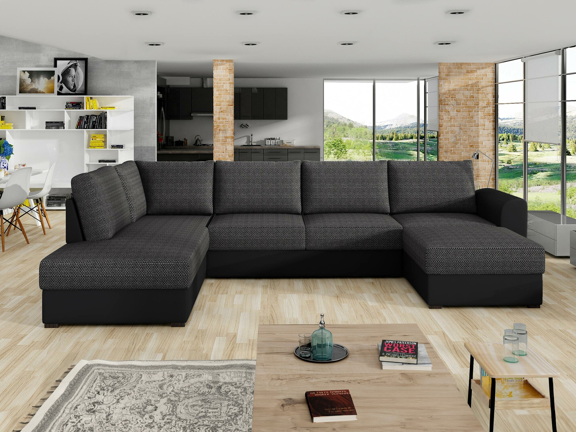 Canapé d'angle Comfivo 189 (Soft 011 + Majorka 03)