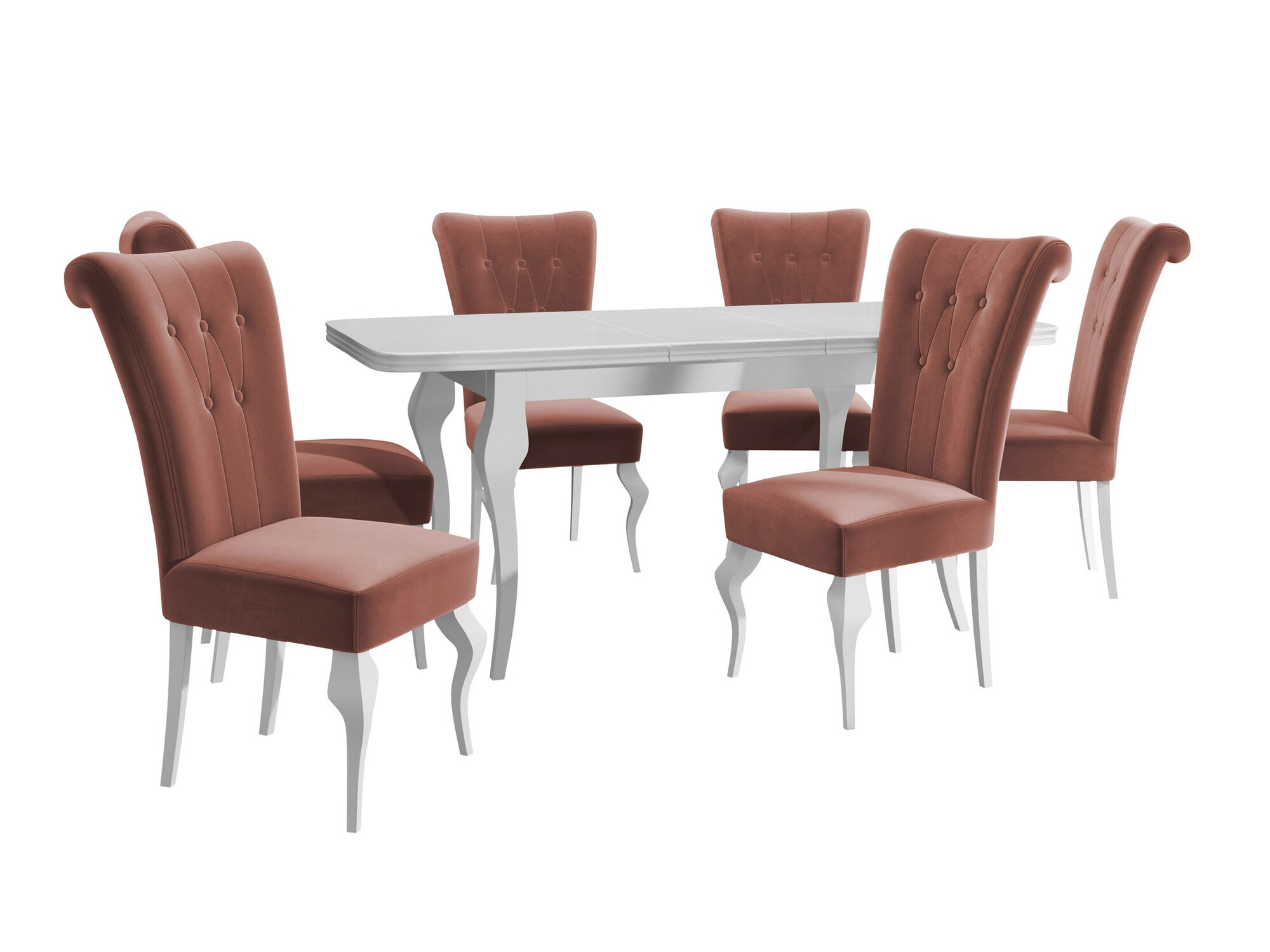 Salle à manger complète Comfivo Gallina II (Magic Velvet 2258)