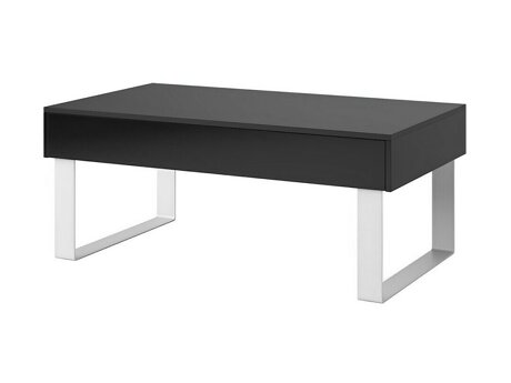 Table basse Tivdalu 138 (Noir + Noir brillant)