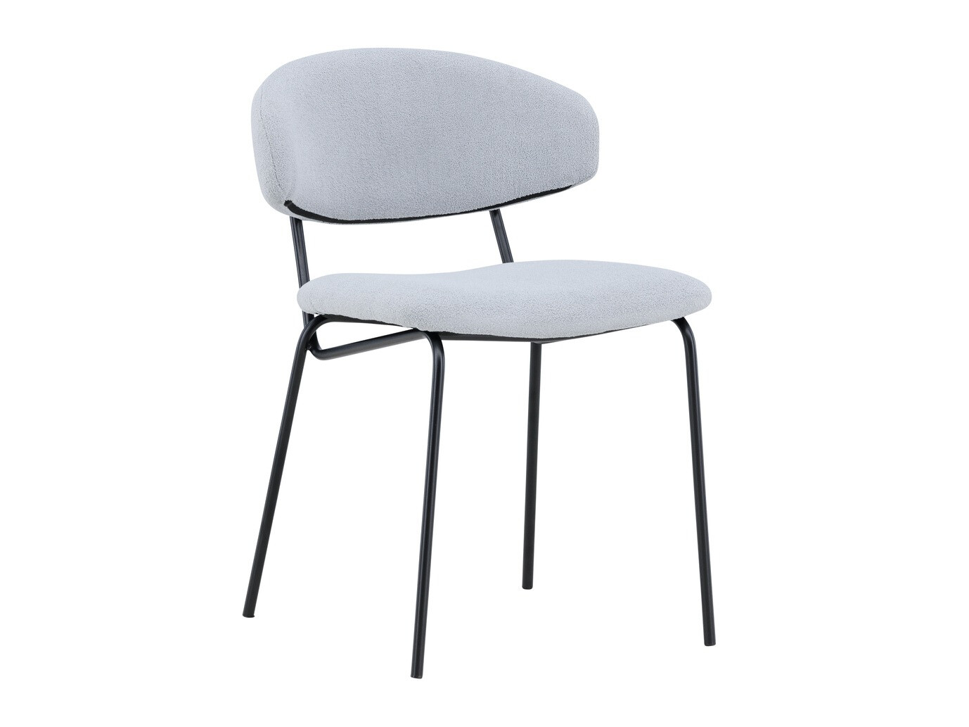 Chaise Dallas 4533 (Bleu clair + Noir)