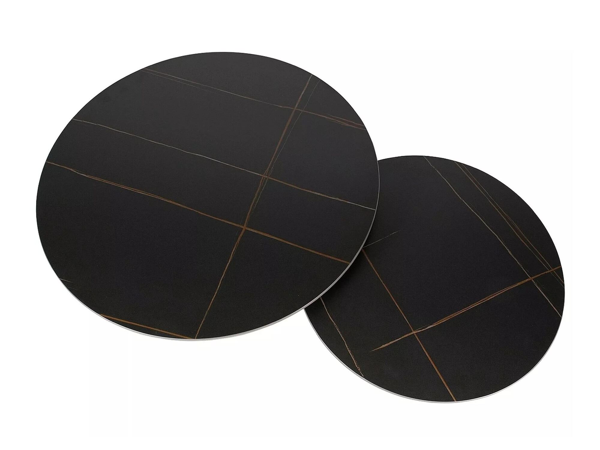 Ensemble tables basses Detroit 607 (Marbre noir)