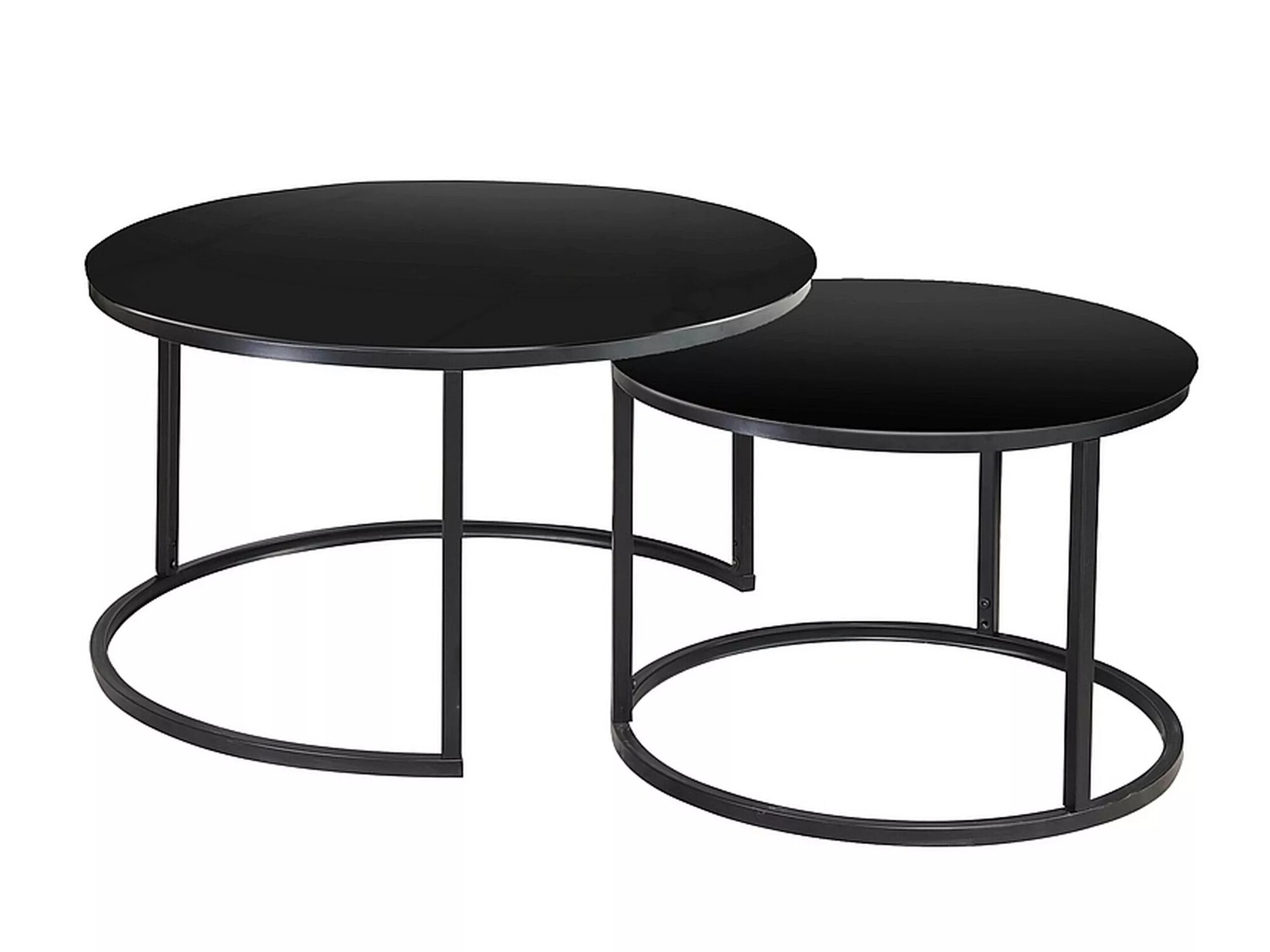 Ensemble tables basses Detroit 494 (Noir)