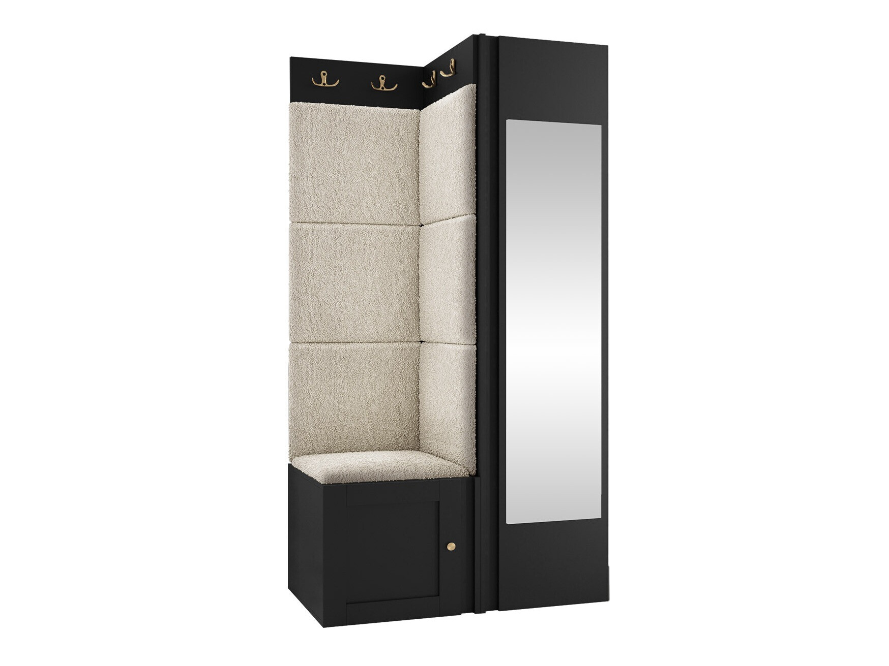 Meuble d'entrée Hartford 382 (Noir)