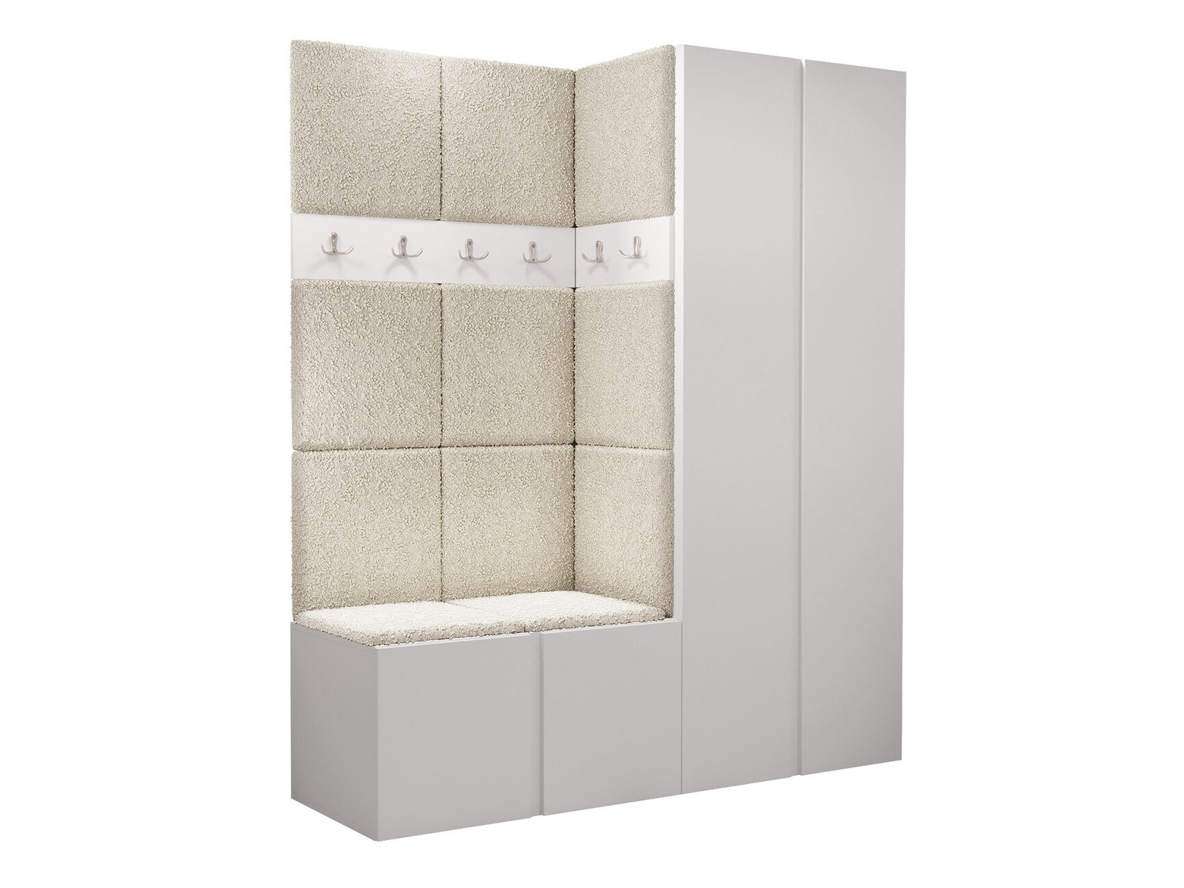 Meuble d'entrée Pinis III (Blanc)