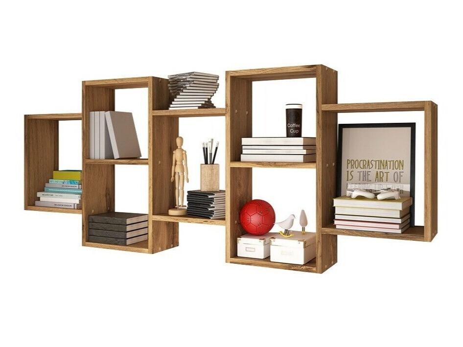 Étagère murale Lexicon (Chêne wotan)