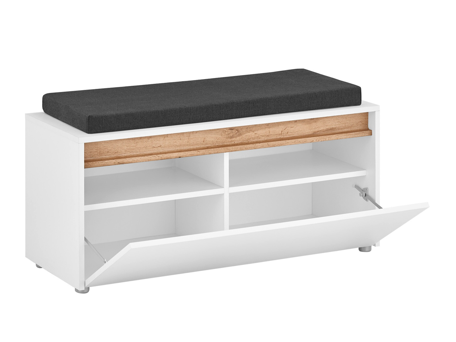 Meubles à chaussures Elbsori 164 (Blanc)