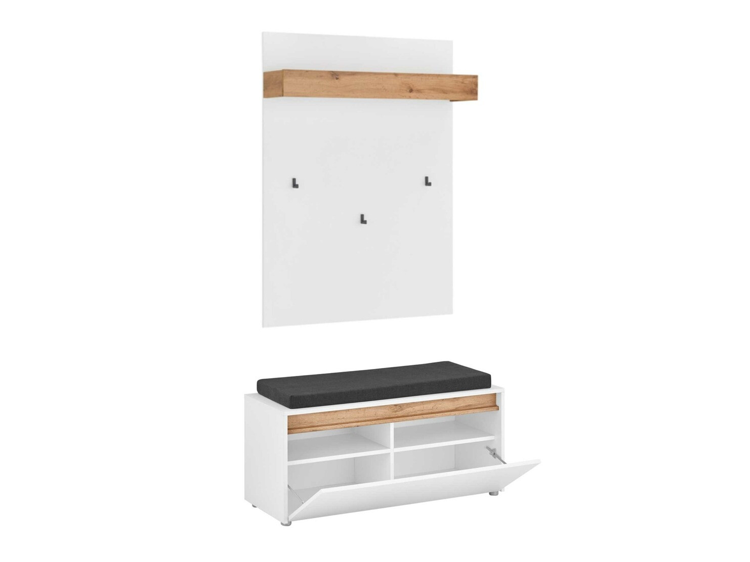 Meuble d'entrée Elbsori 167 (Blanc)