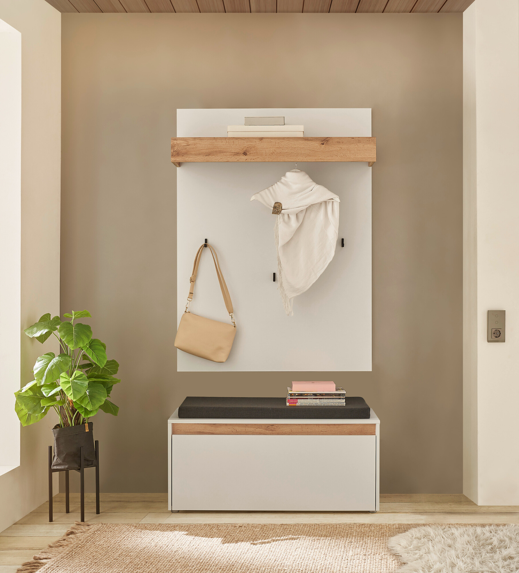 Meuble d'entrée Elbsori 167 (Blanc)