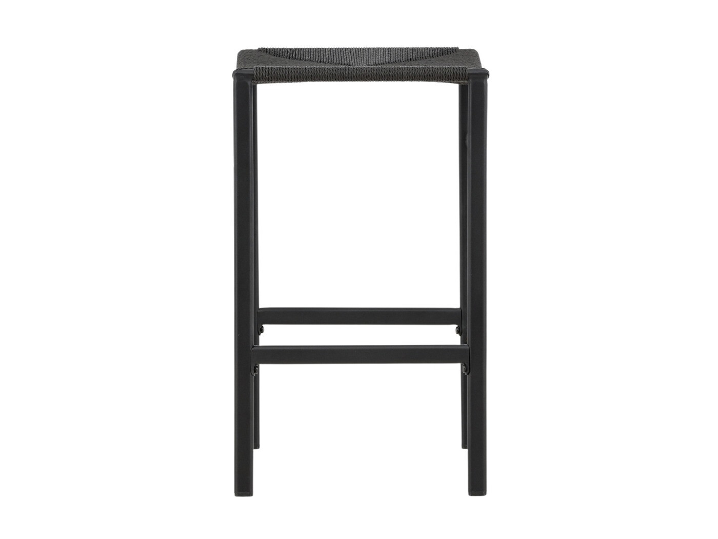 Chaise de bar mi-hauteur Dallas 4564 (Noir)