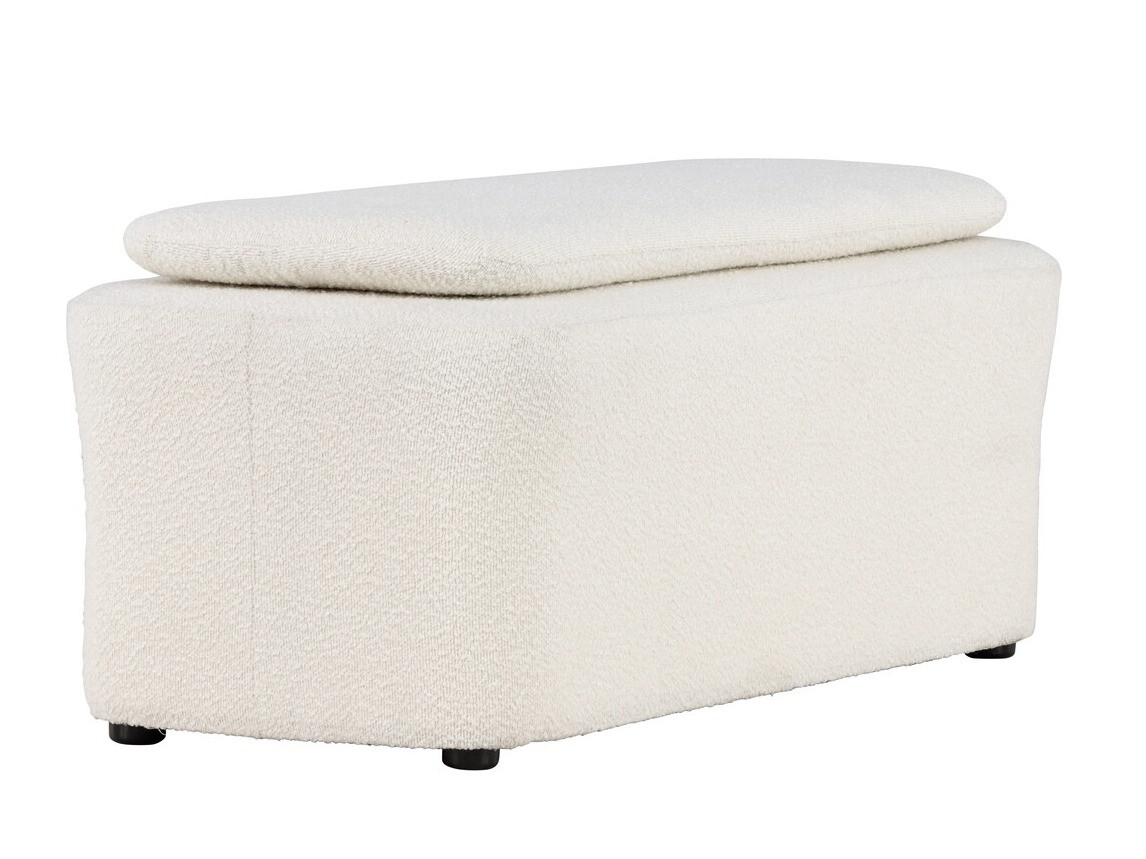 Banc rembourré Dallas 4602 (Blanc)