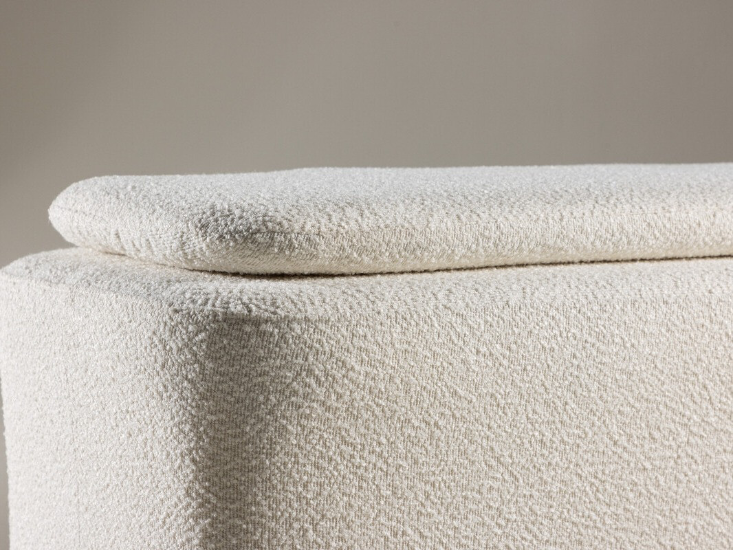 Banc rembourré Dallas 4602 (Blanc)