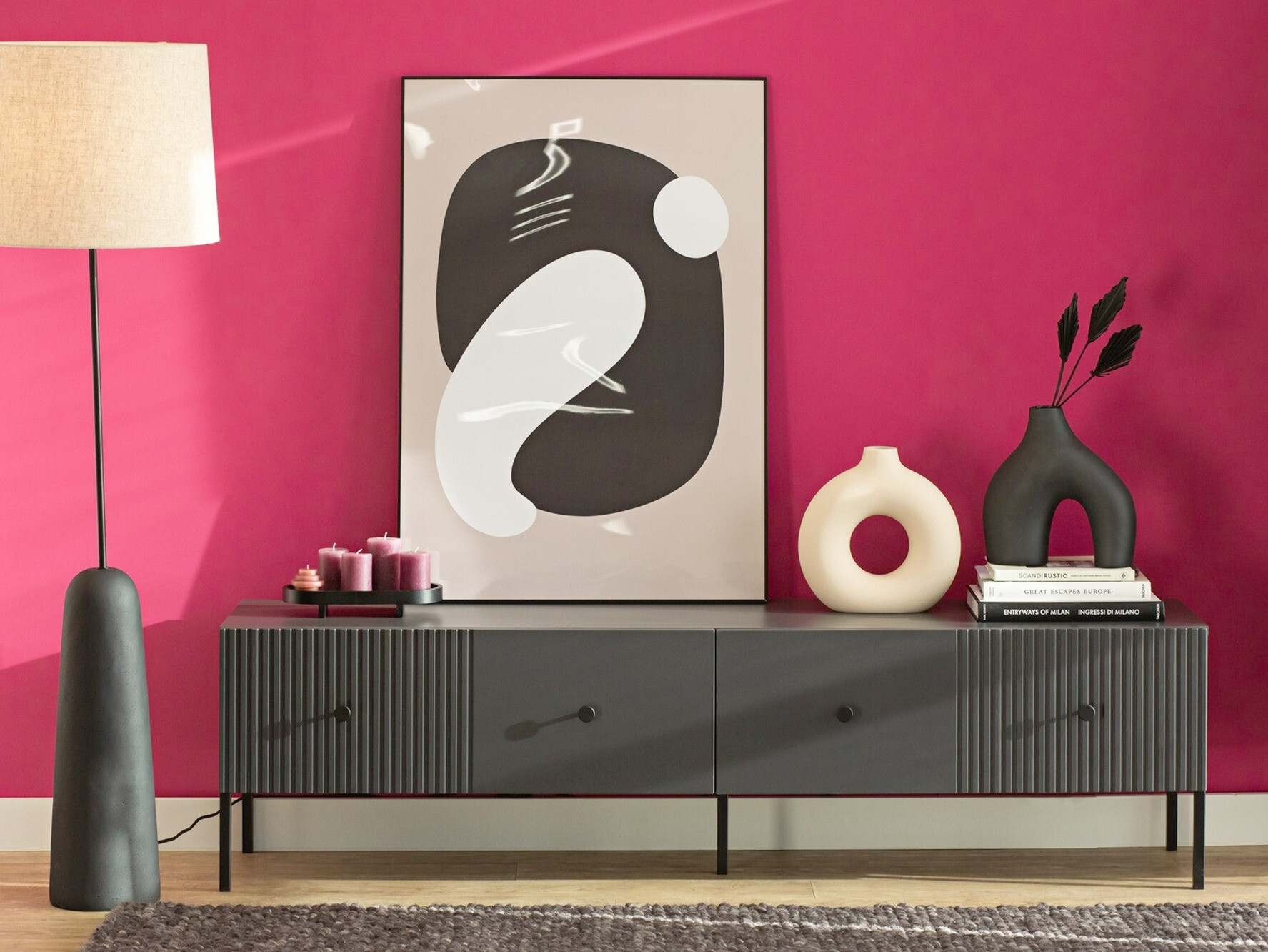 Meuble TV Etliva 105 (Anthracite)