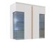 Buffet Livseri 104 (Blanc + Blanc brillant + Clair bois)