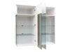 Buffet Livseri 104 (Blanc + Blanc brillant + Clair bois)