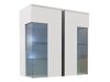 Buffet Livseri 104 (Blanc + Blanc brillant + Noir brillant)