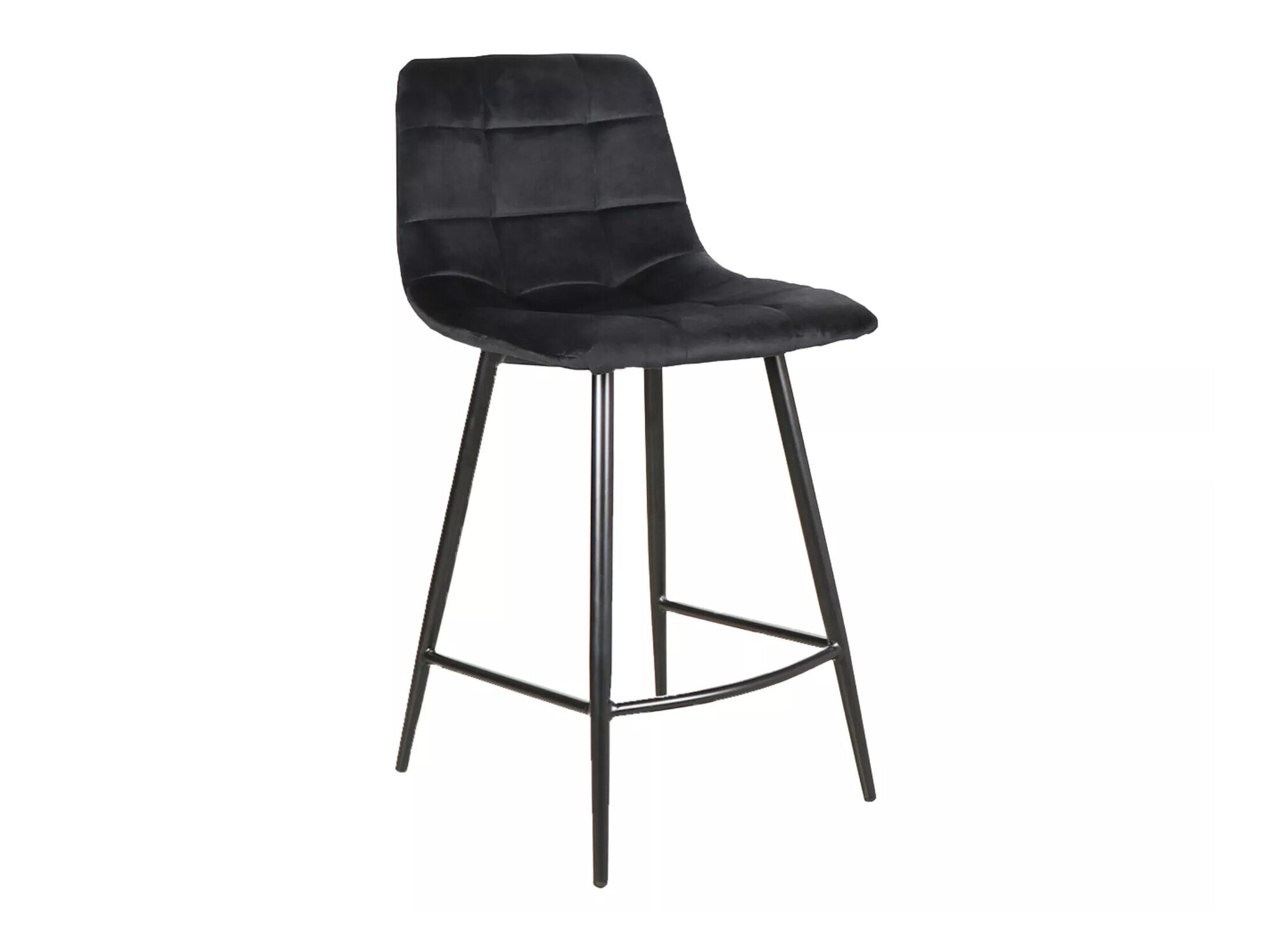 Chaise de bar mi-hauteur Detroit 642 (Noir)