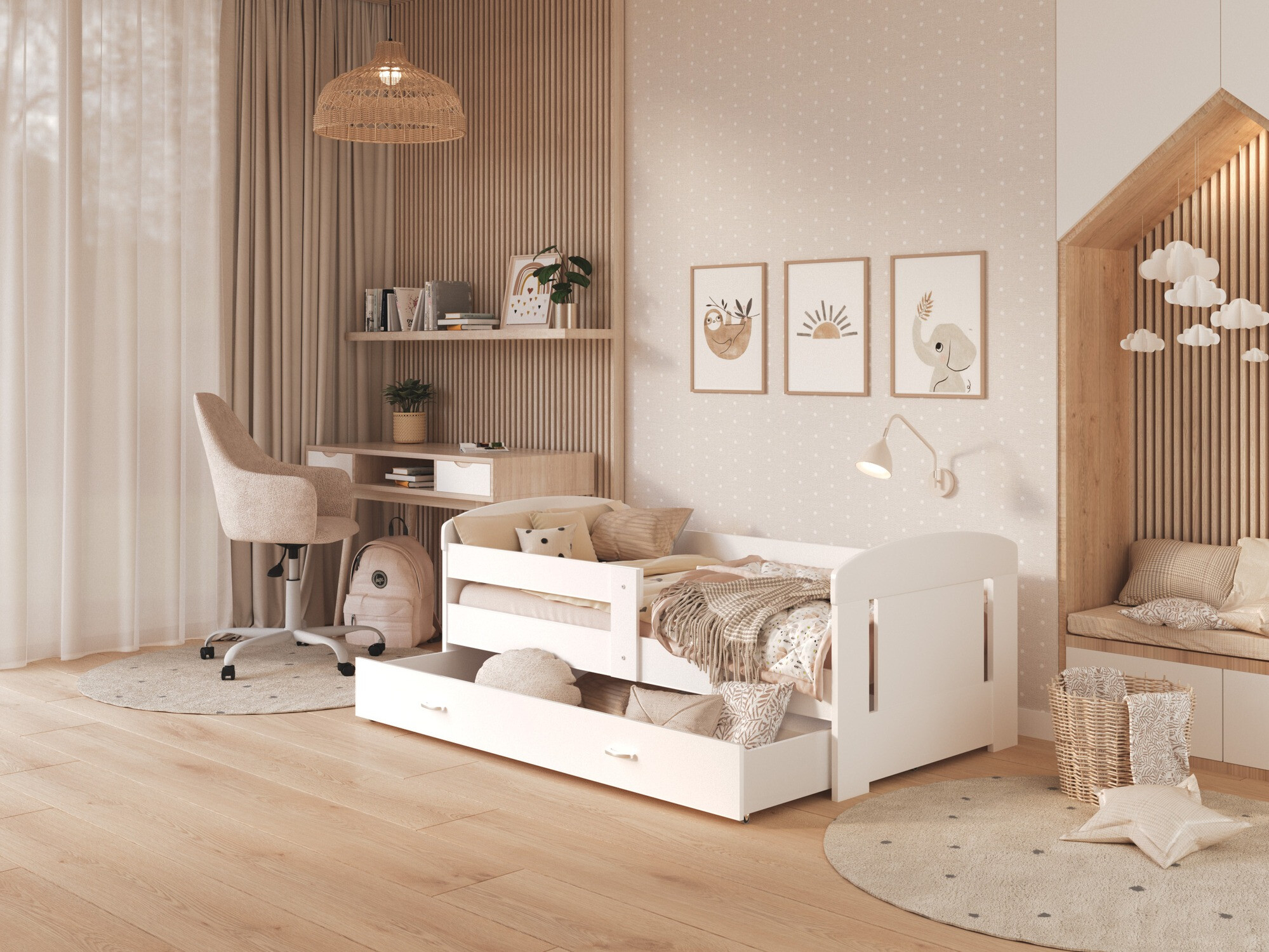 Lit Tentive 100 (Blanc)