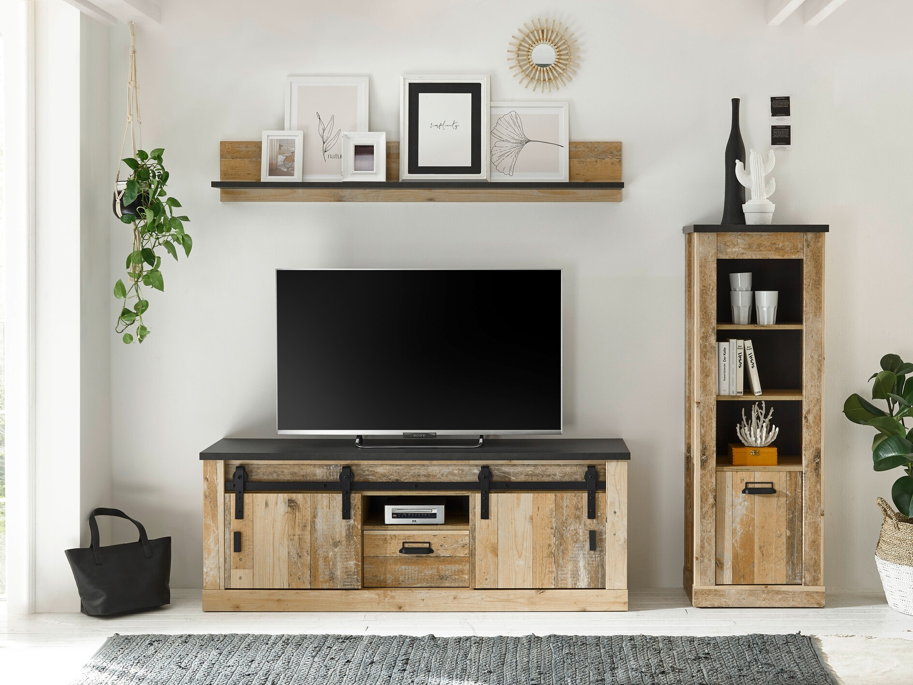 Ensemble de salon Cirtale 131 (Arbre âgé + Anthracite)