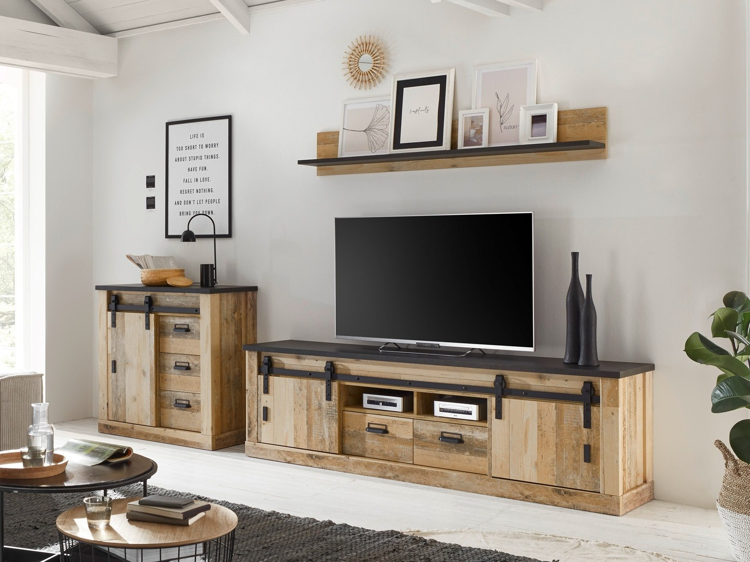 Ensemble de salon Cirtale 132 (Arbre âgé + Anthracite)