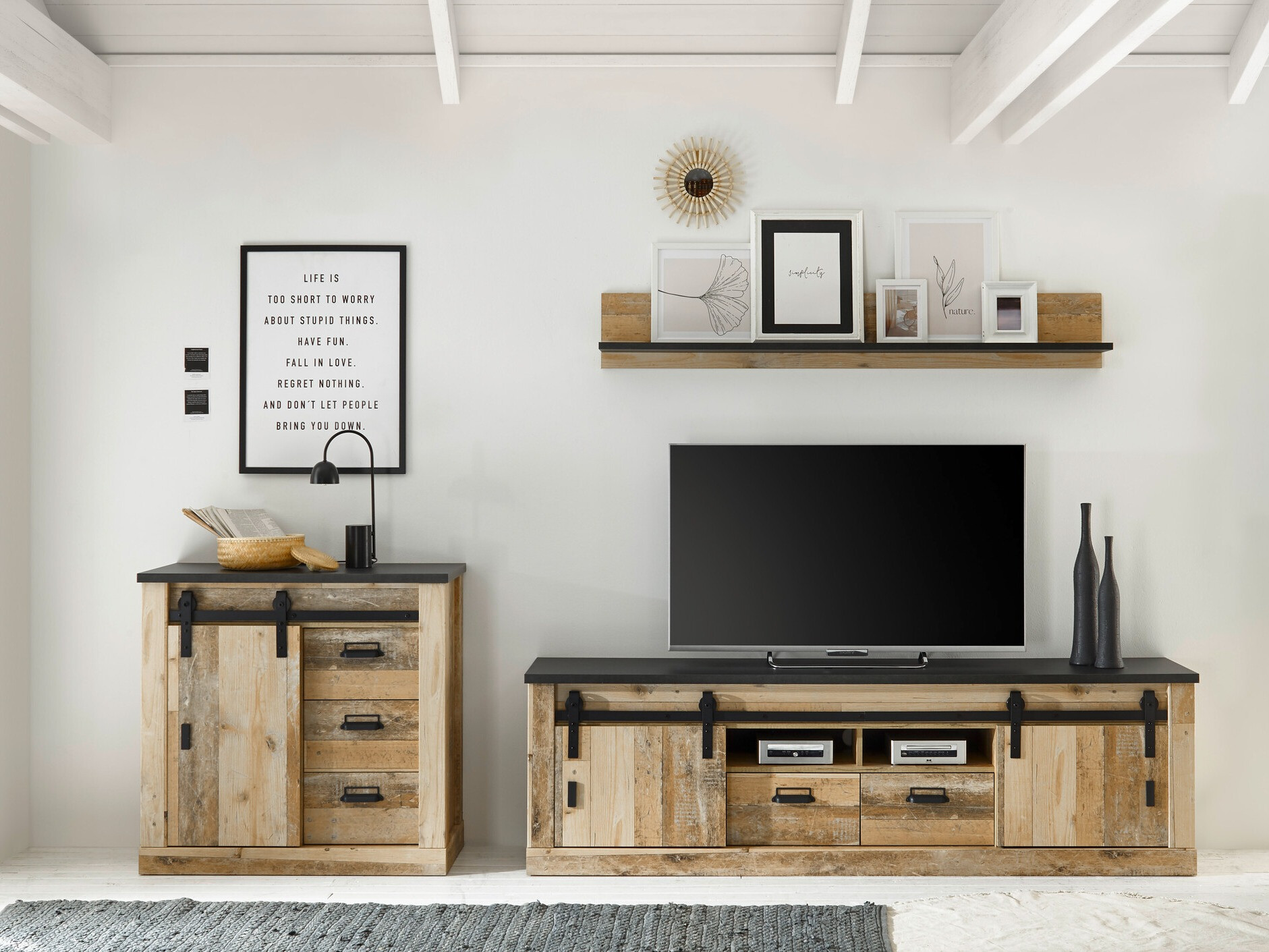 Ensemble de salon Cirtale 132 (Arbre âgé + Anthracite)