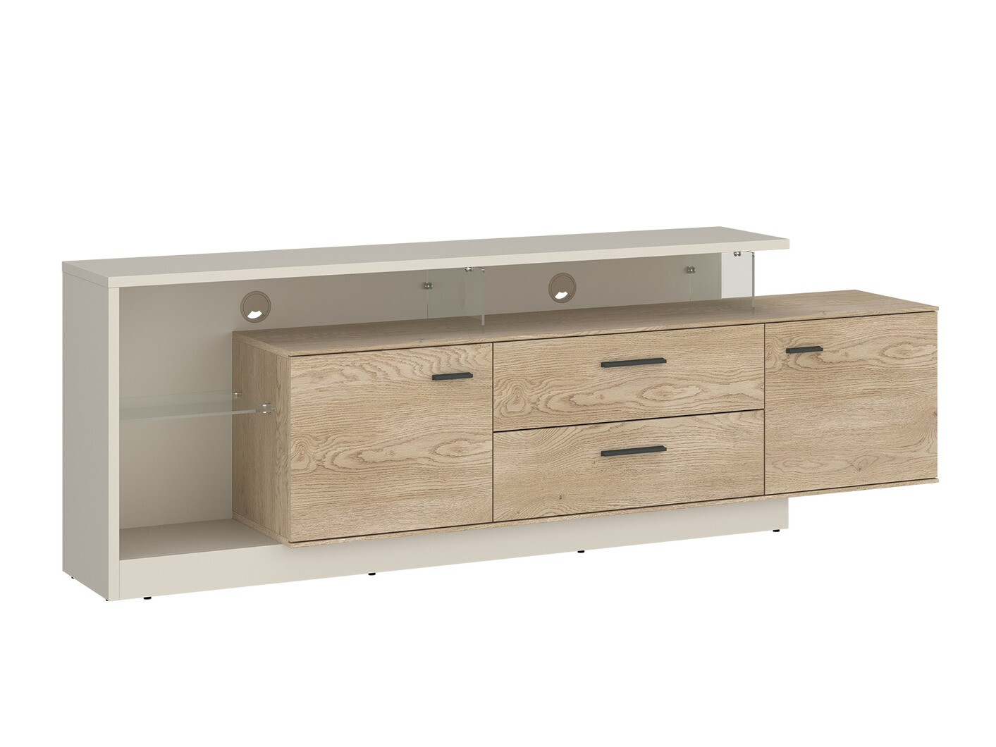 Meuble TV Avicoro 106 (Cachemire + Sonoma chêne)