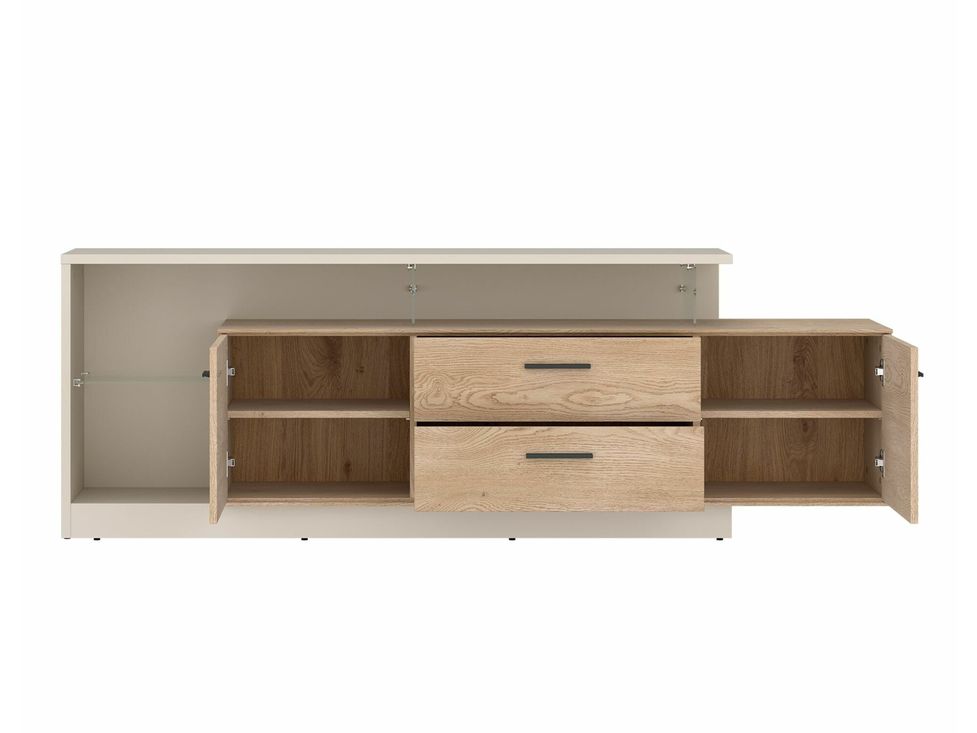Meuble TV Avicoro 106 (Cachemire + Sonoma chêne)