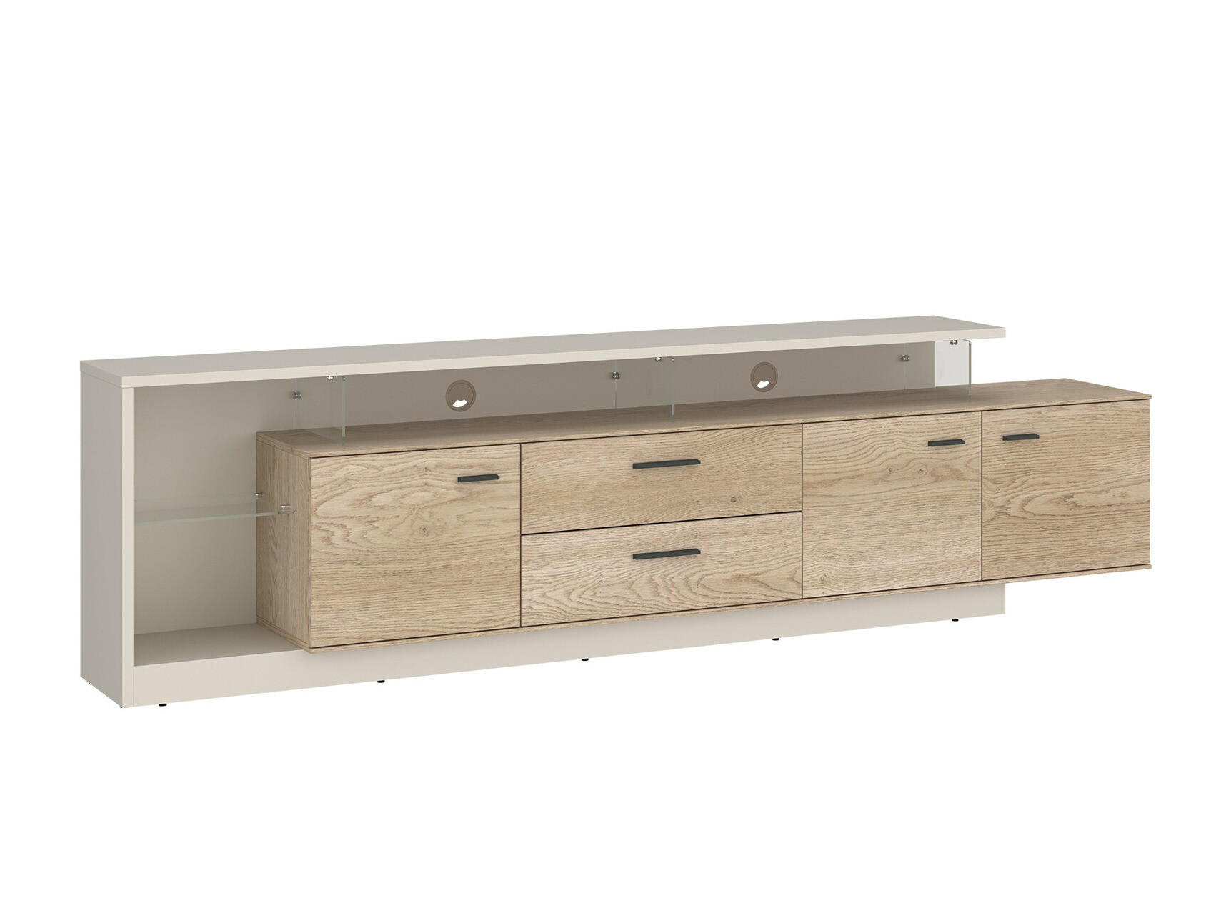 Meuble TV Avicoro 107 (Cachemire + Sonoma chêne)