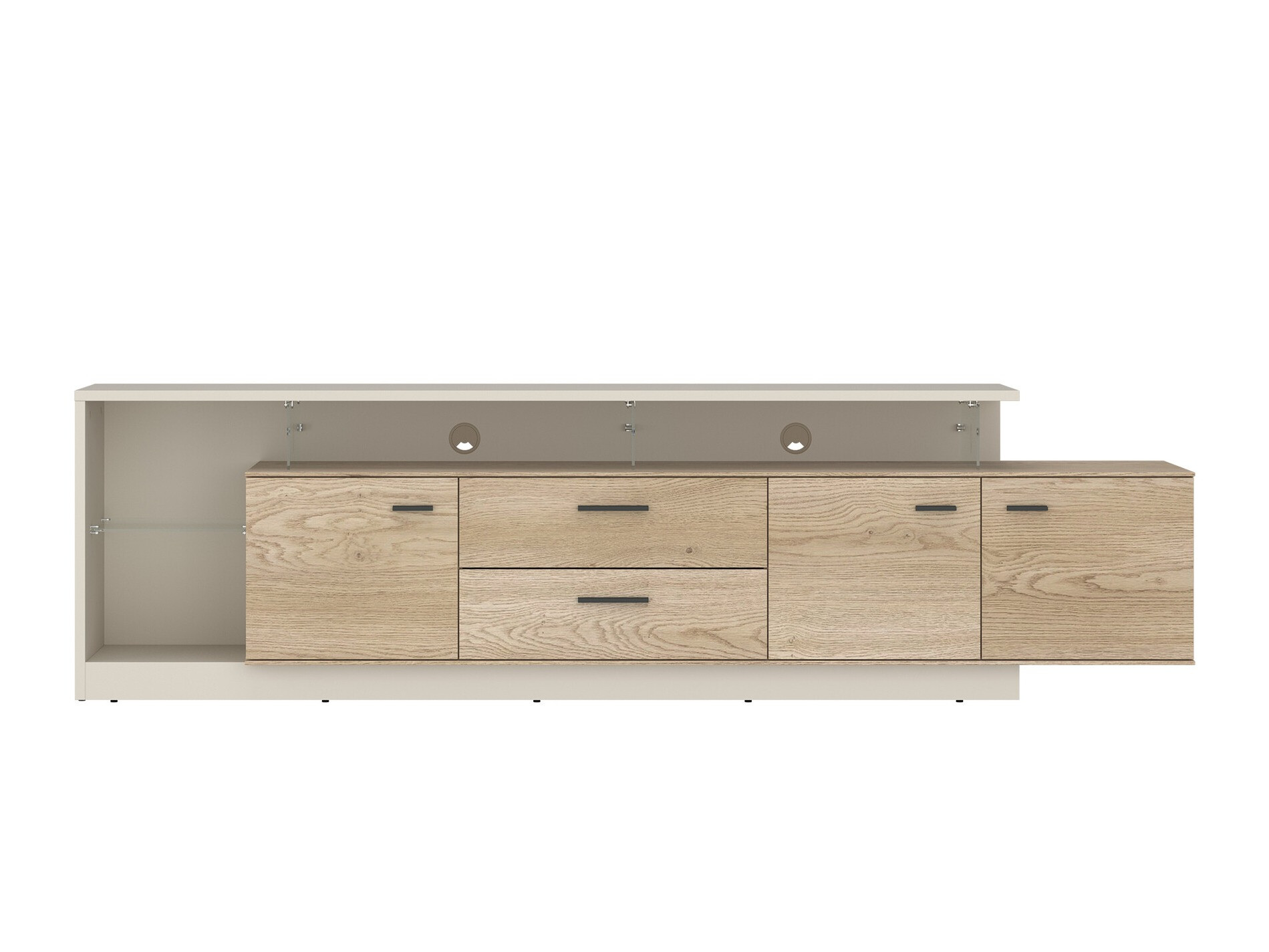 Meuble TV Avicoro 107 (Cachemire + Sonoma chêne)