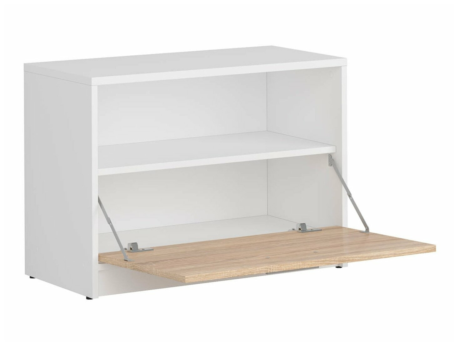 Meubles à chaussures Novsore 111 (Blanc + Sonoma chêne)