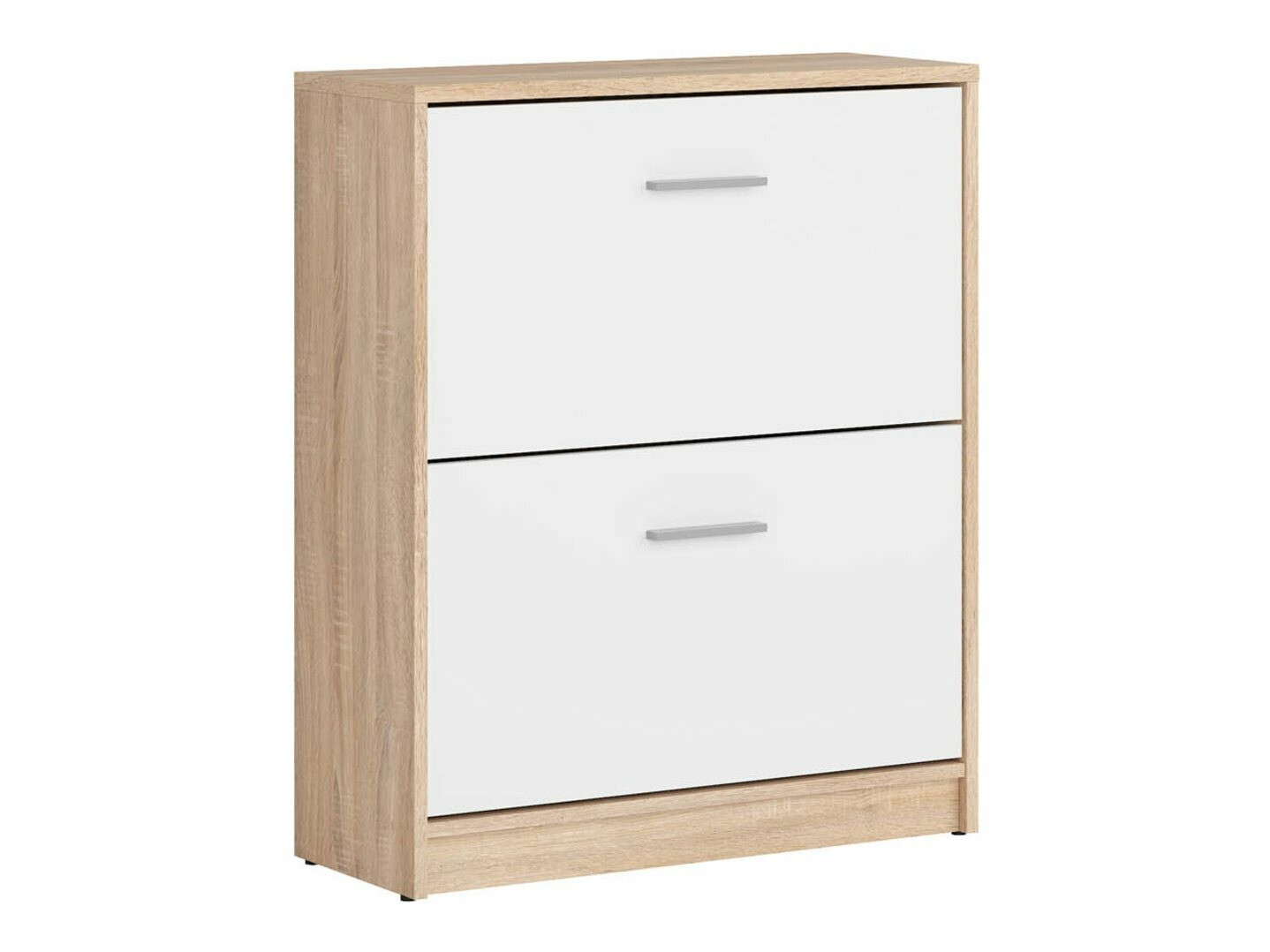 Meubles à chaussures Novsore 112 (Blanc + Sonoma chêne)