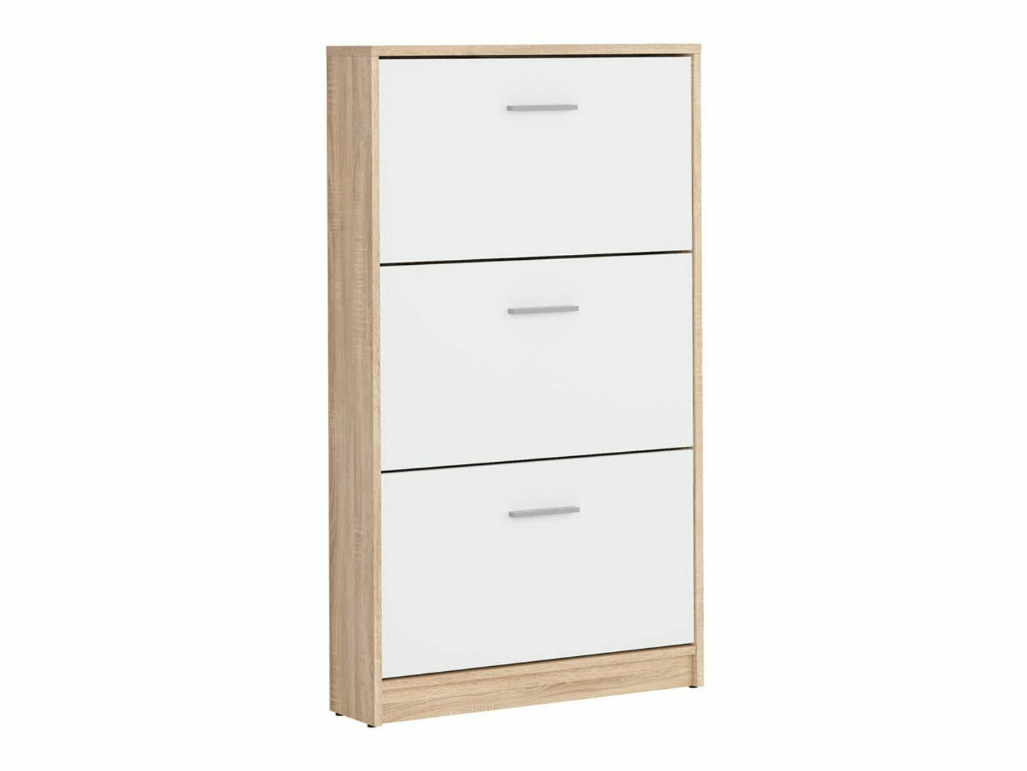 Meubles à chaussures Novsore 113 (Blanc + Sonoma chêne)