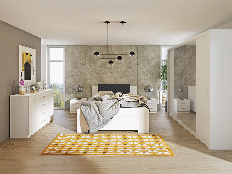 Ensemble de chambre Catromi 115 (Blanc + Soft Pik 011)