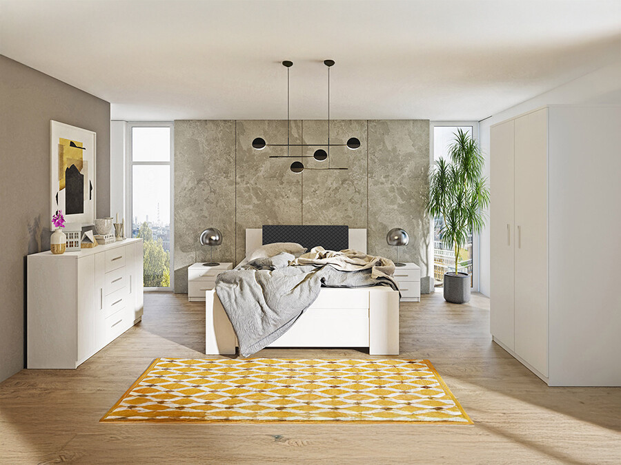 Ensemble de chambre Catromi 122 (Blanc + Soft Pik 011)