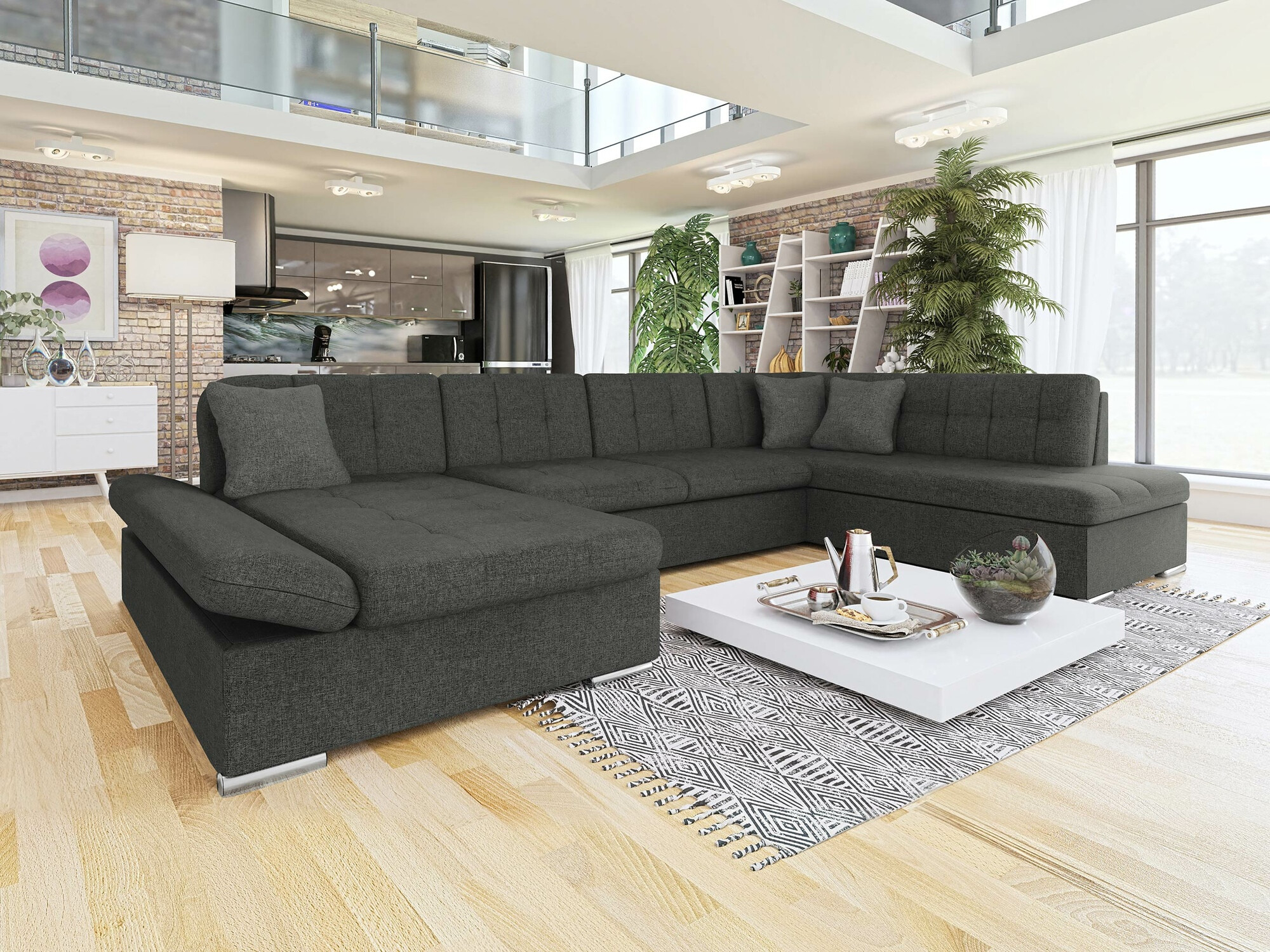 Canapé d'angle Comfivo Tilia (Lux 06 + Lux 05)