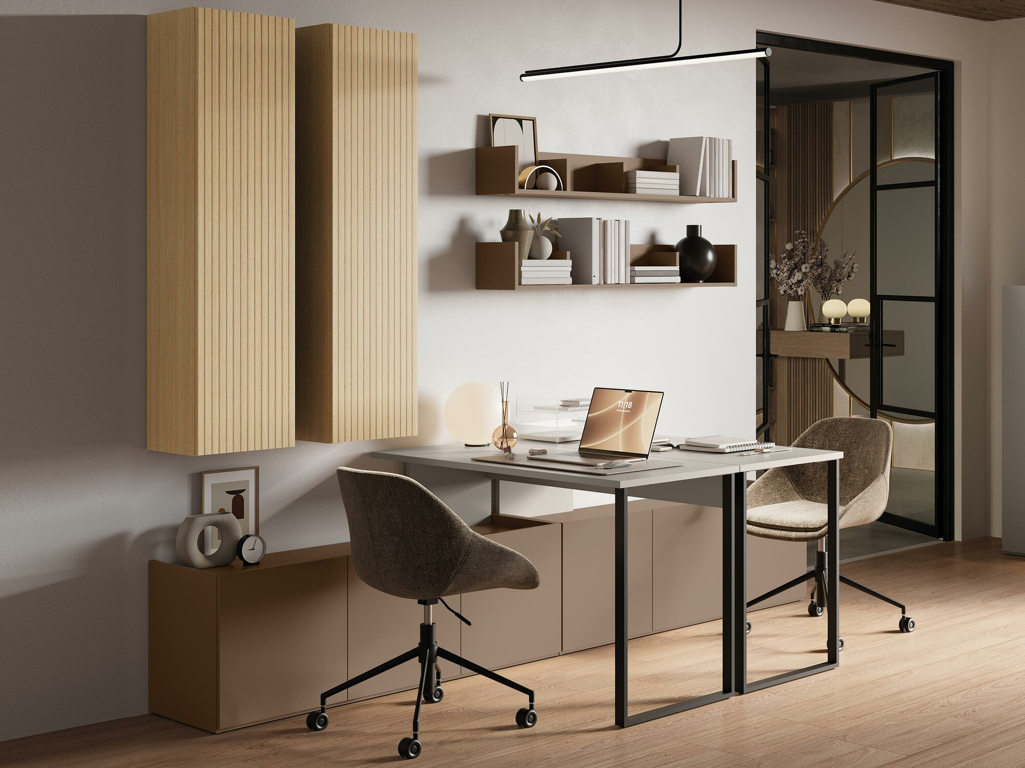 Ensemble de bureau à domicile Tivseva 116