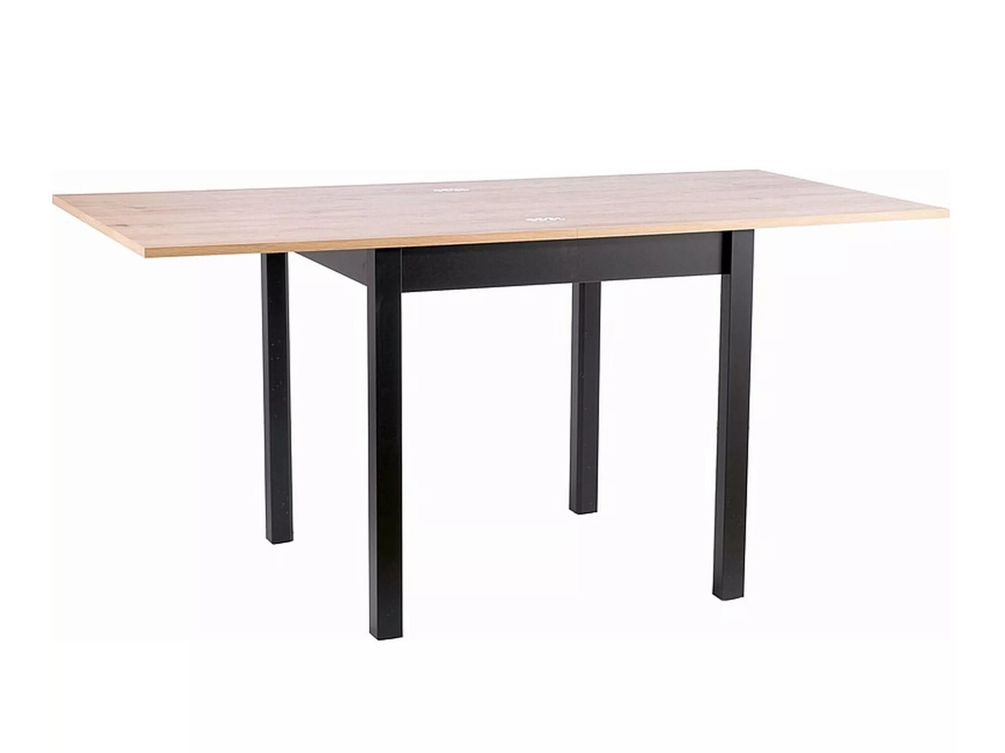 Table Detroit 898 (Chêne Artisan + Noir)