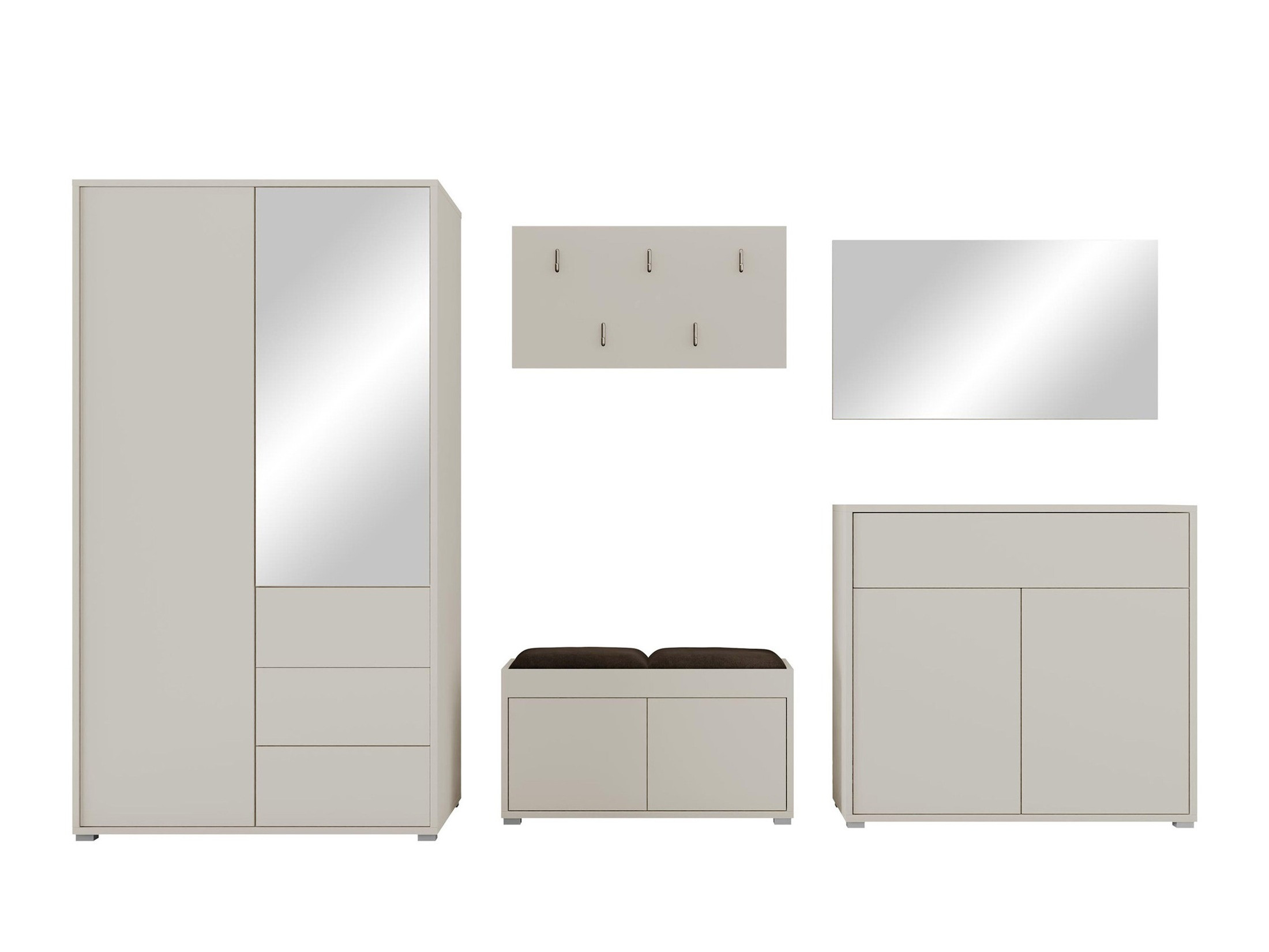 Meuble d'entrée Comfivo Tutela V (Cachemire)