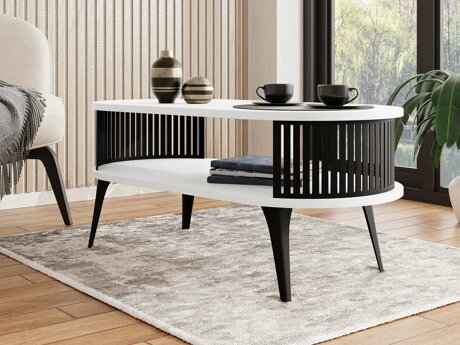 Table basse Sordore 105 (Noir + Blanc)