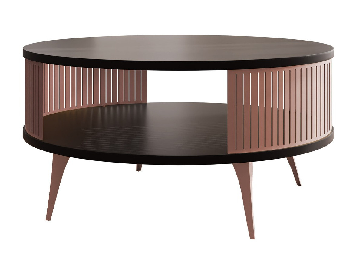 Table basse Vitum II (Rose + Noir)